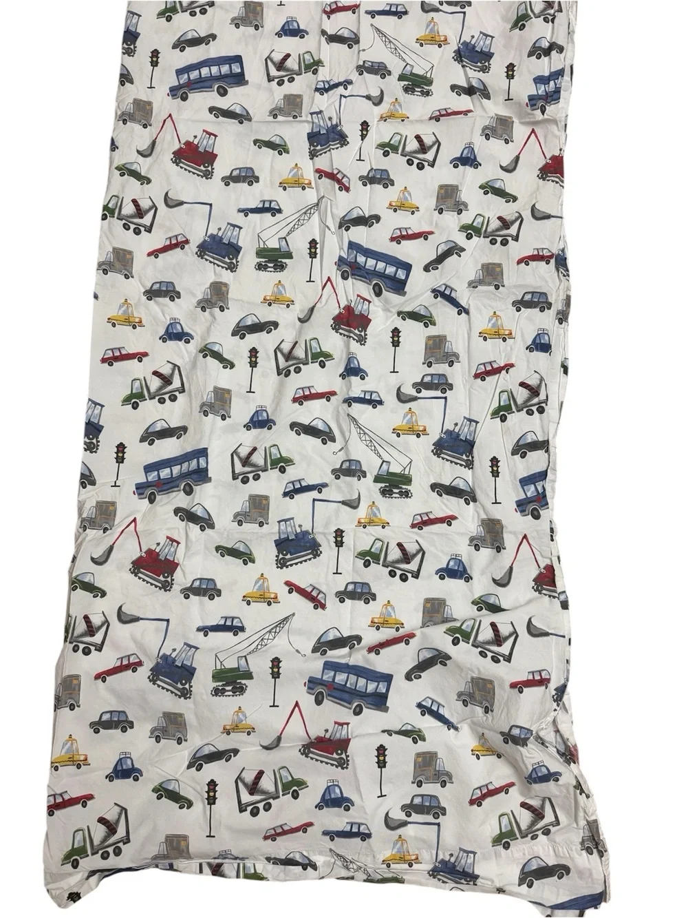Pottery Barn Kids Jax Construction Twin Top Sheet